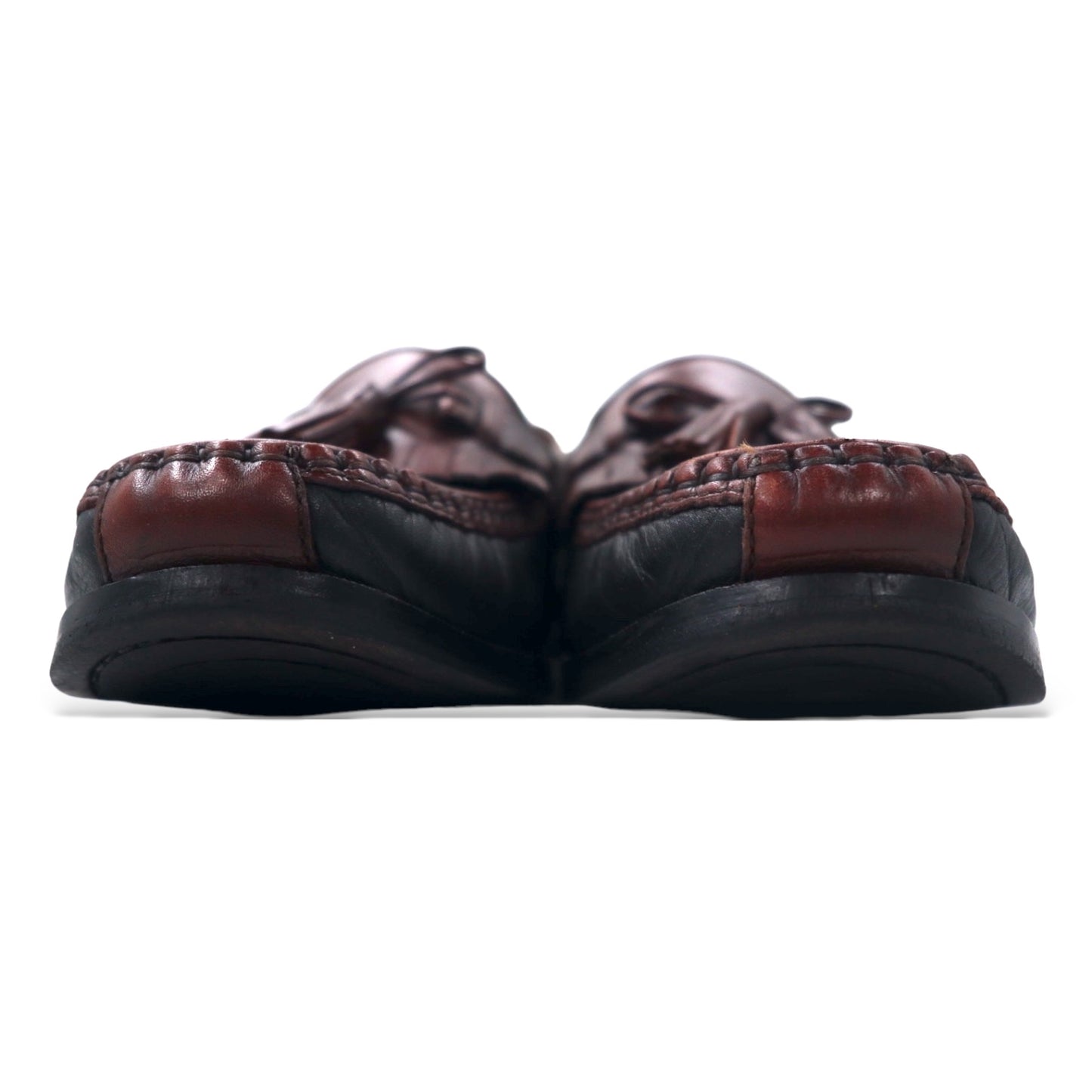 JOHNSTON & MURPHY キルト タッセル ローファー 26.5cm ブラウン ブラック Aragon II Kiltie Tassel Loafer 20-0592