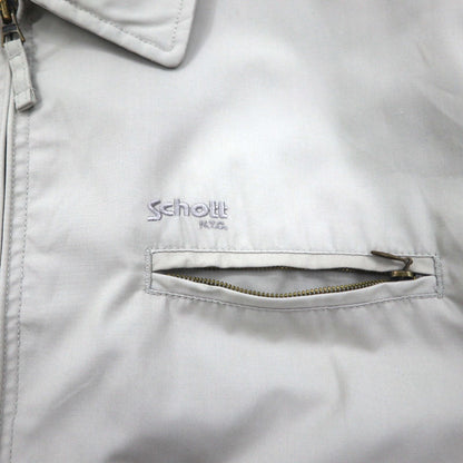 Schott N.Y.C. ハリントンジャケット ワークジャケット XL ベージュ ポリエステル コットン