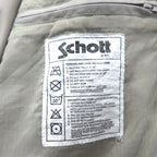 Schott N.Y.C. ハリントンジャケット ワークジャケット XL ベージュ ポリエステル コットン