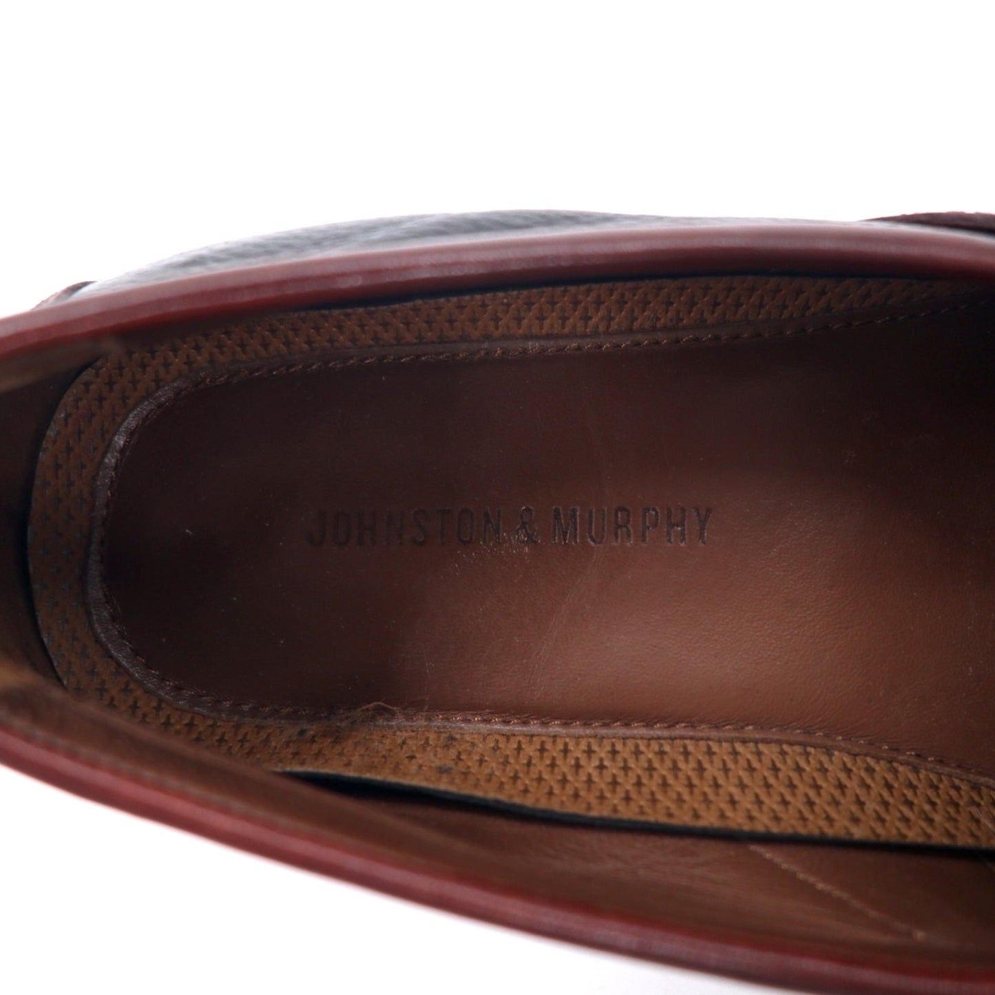 JOHNSTON & MURPHY キルト タッセル ローファー 26.5cm ブラウン ブラック Aragon II Kiltie Tassel Loafer 20-0592