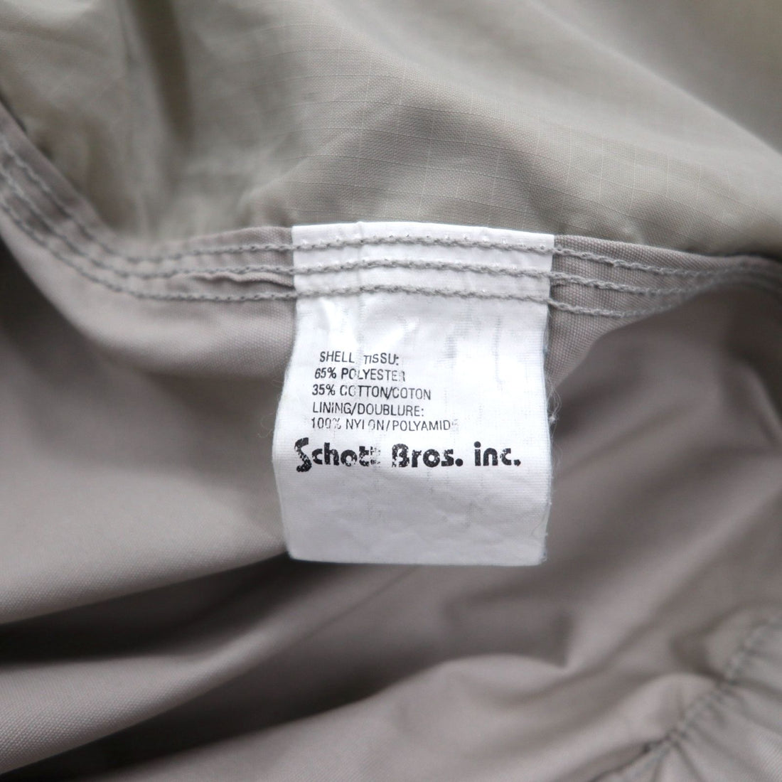 Schott N.Y.C. ハリントンジャケット ワークジャケット XL ベージュ ポリエステル コットン