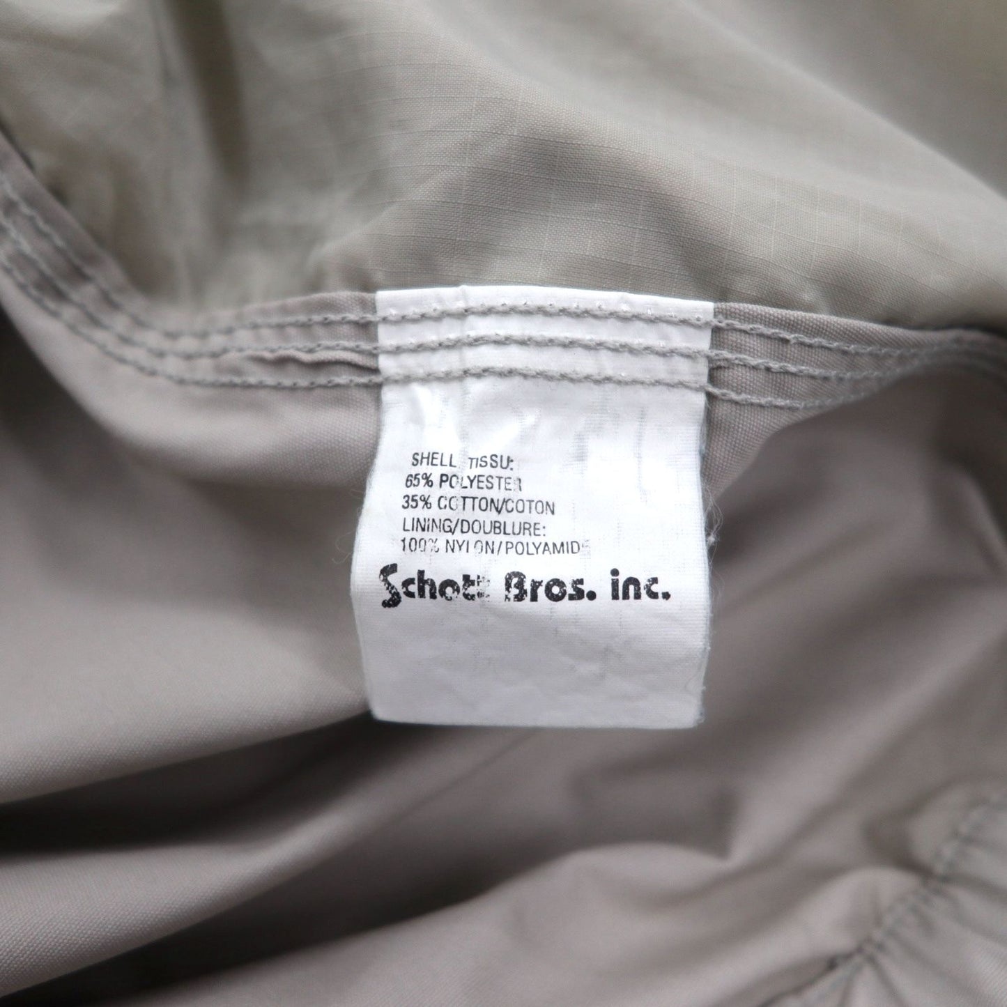 Schott N.Y.C. ハリントンジャケット ワークジャケット XL ベージュ ポリエステル コットン