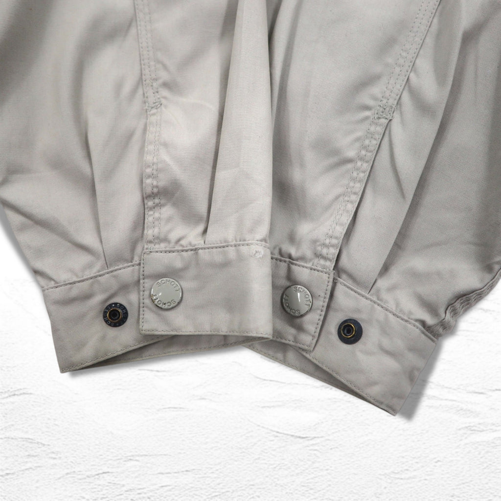 Schott N.Y.C. ハリントンジャケット ワークジャケット XL ベージュ ポリエステル コットン