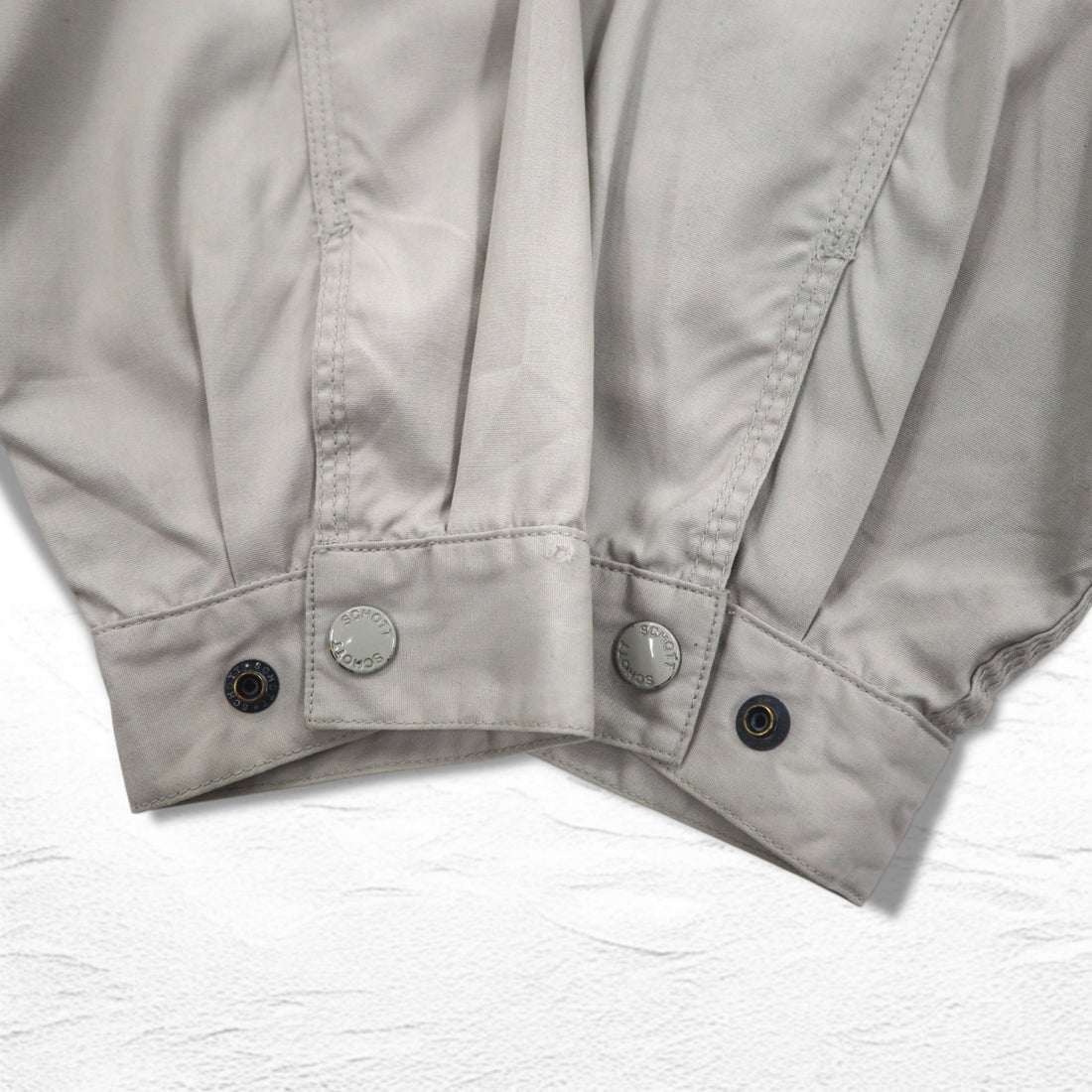 Schott N.Y.C. ハリントンジャケット ワークジャケット XL ベージュ ポリエステル コットン