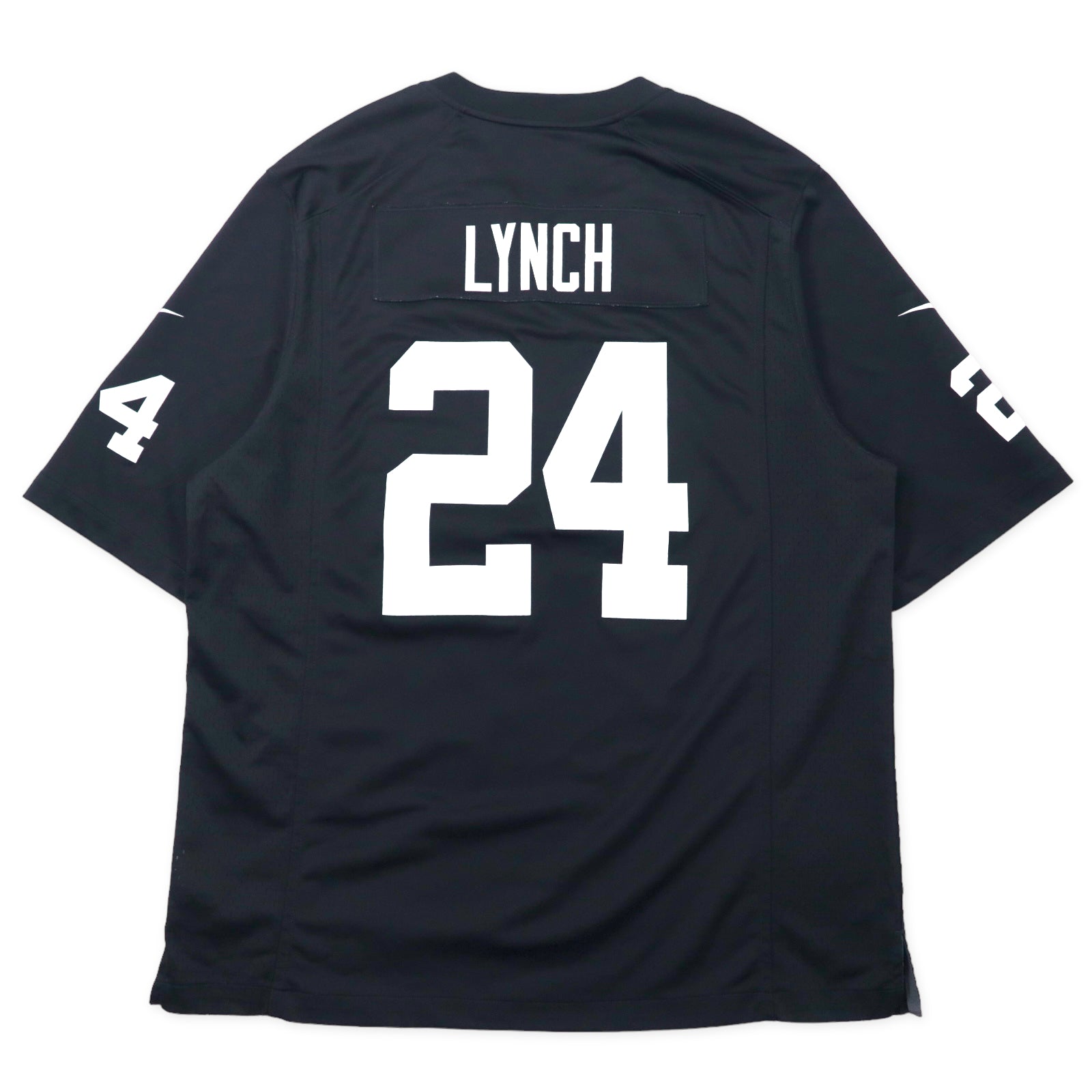 Nike NFL Game Shirt XL Black Polyester Lynch Numbering Big