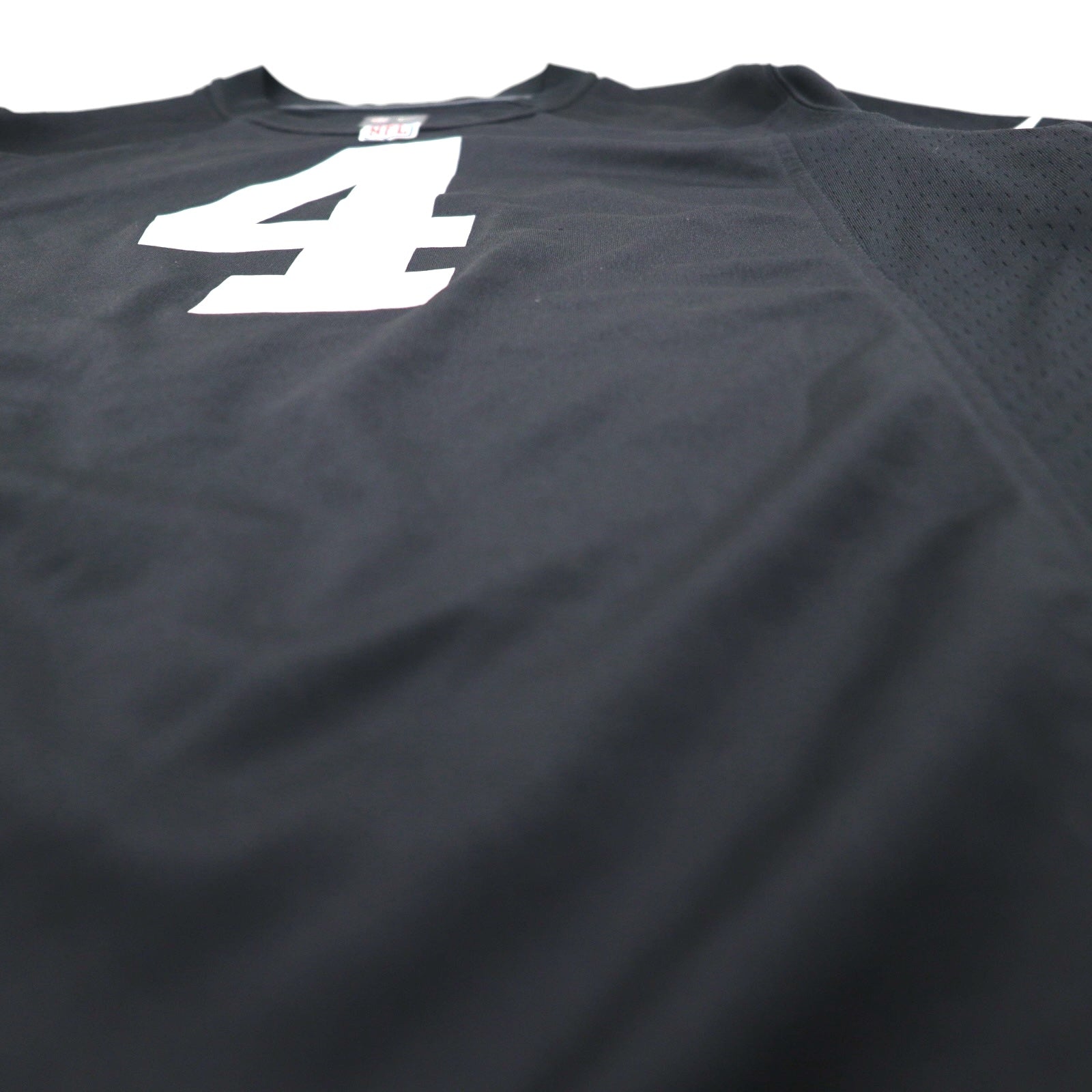 NIKE Game Shirt, Size L, Black, Polyester, NFL Numbering