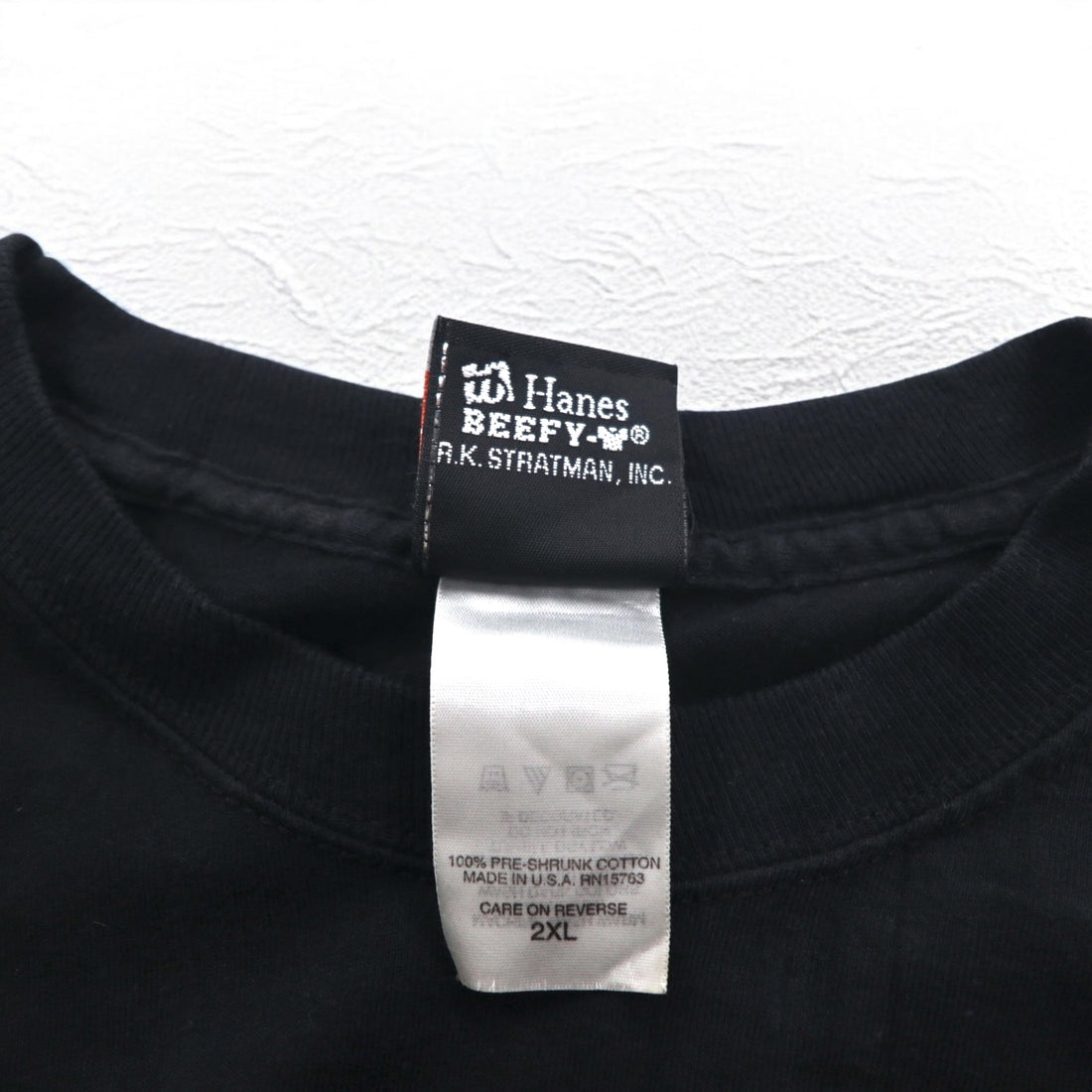 HARLEY DAVIDSON 00年代 USA製 ブルー ファイヤーパターン 両面プリント Tシャツ 2XL ブラック SOMERSET ビッグサイズ