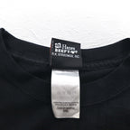 HARLEY DAVIDSON 00年代 USA製 ブルー ファイヤーパターン 両面プリント Tシャツ 2XL ブラック SOMERSET ビッグサイズ