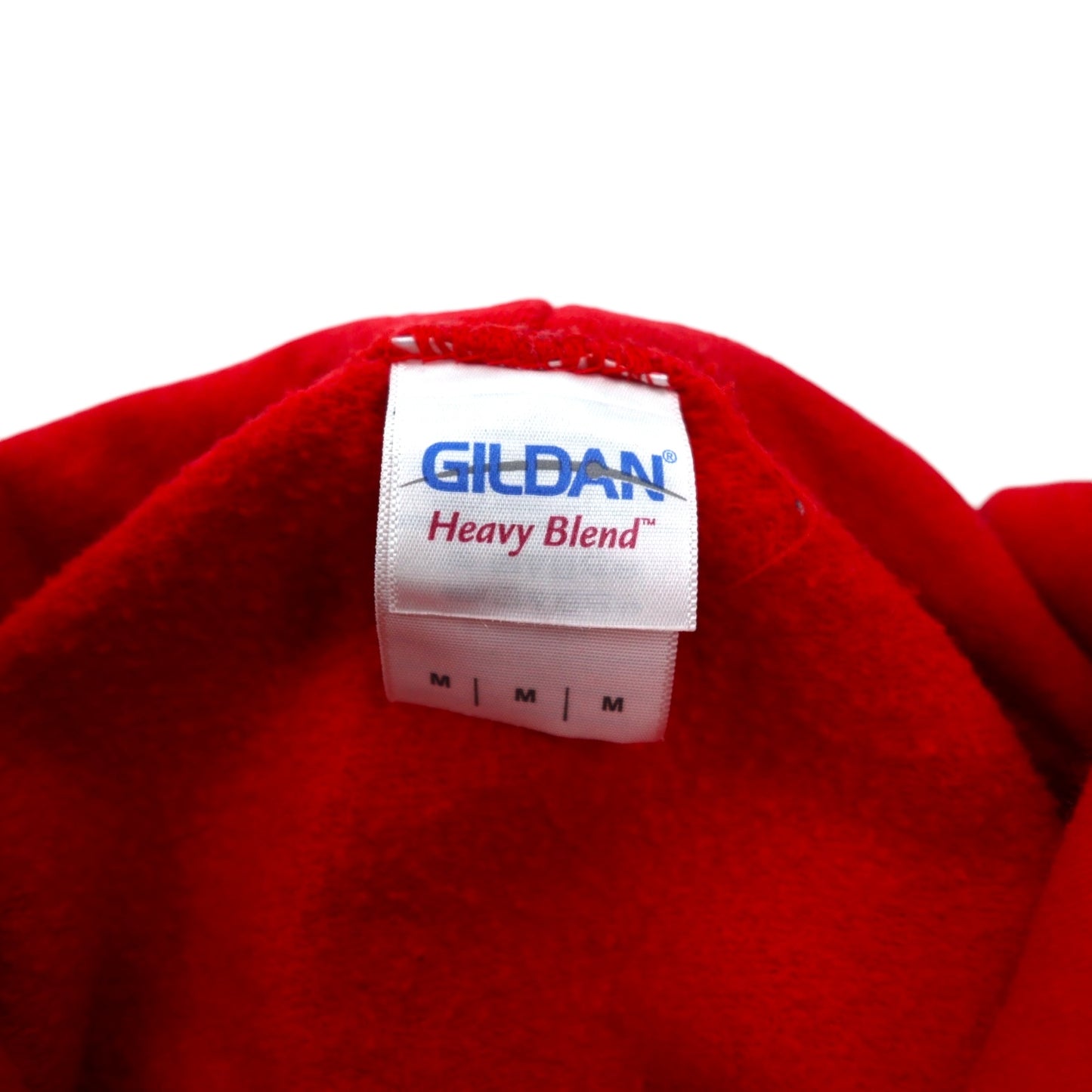 GILDAN プルオーバー パーカー M レッド コットン 裏起毛 EAST PATRIOTS OLDHAM