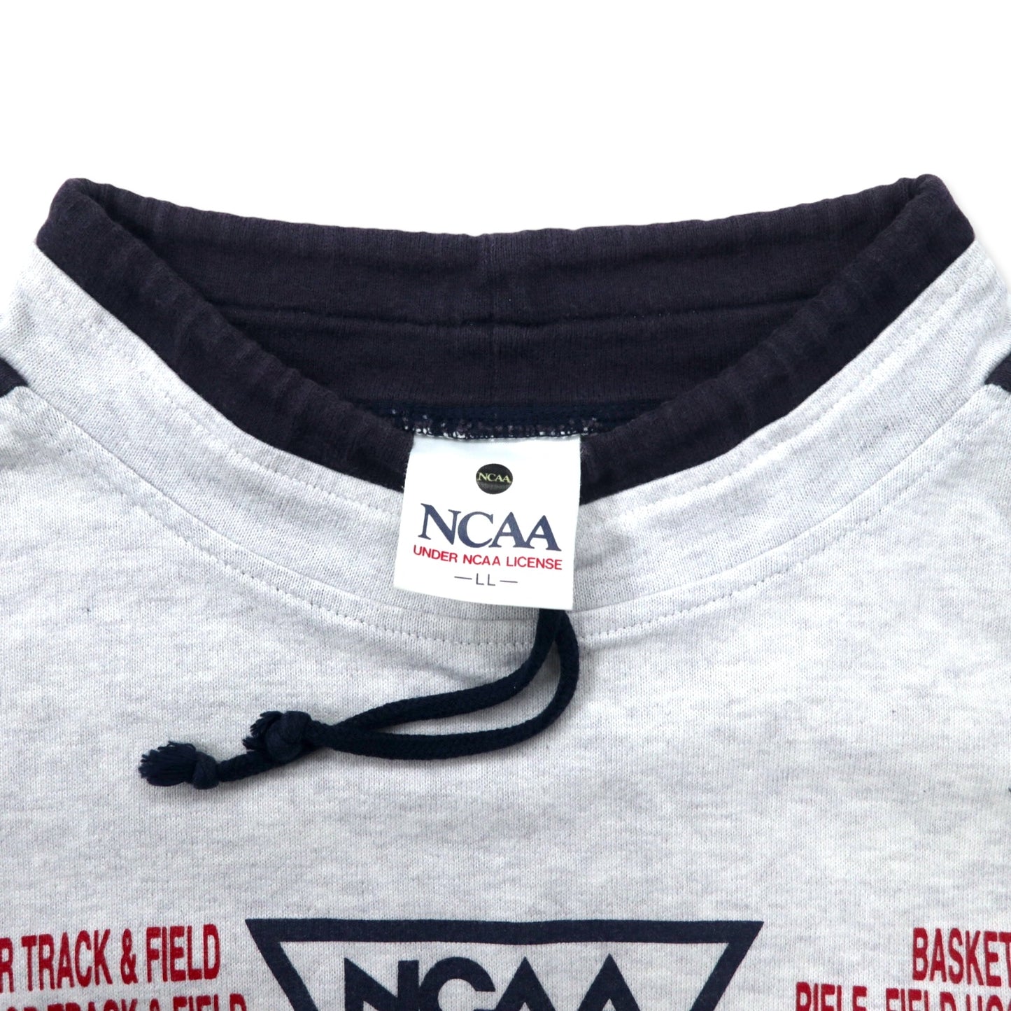 NCAA ( DESCENTE ) 90年代 Tシャツ LL グレー コットン 日本製