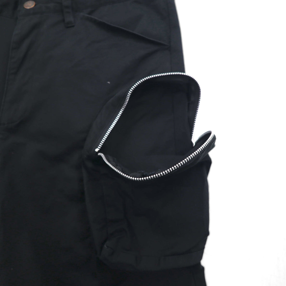 glamb Experimental Cargo Pants, Military, Size M, Black, Utility Pockets
