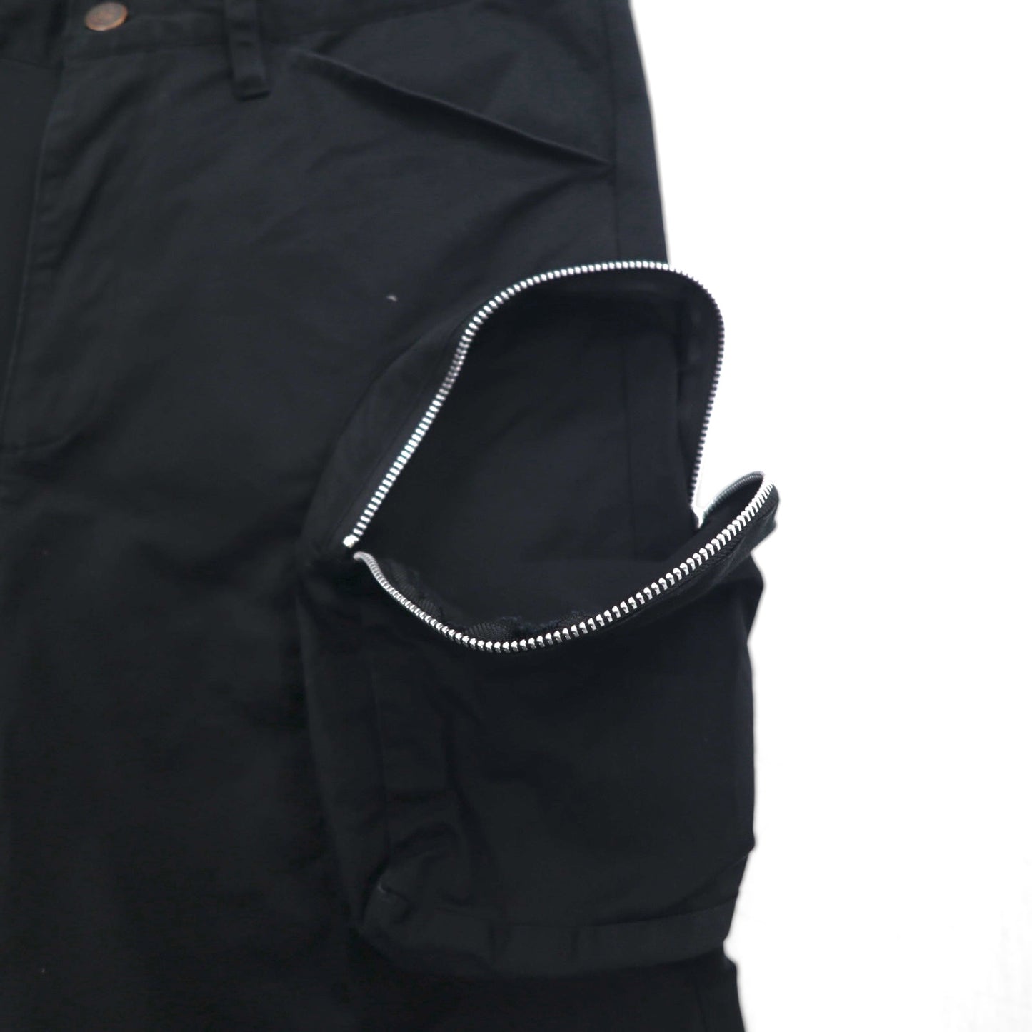 glamb Experimental Cargo Pants, Military, Size M, Black, Utility Pockets