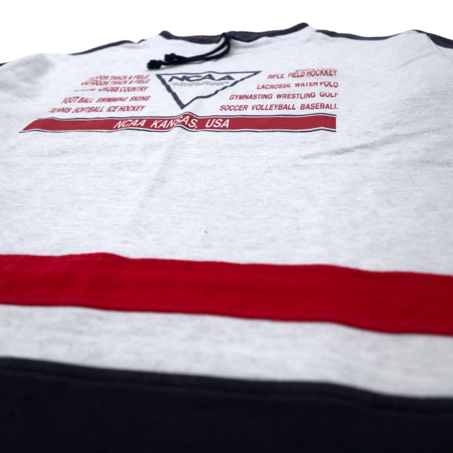 NCAA ( DESCENTE ) 90年代 Tシャツ LL グレー コットン 日本製