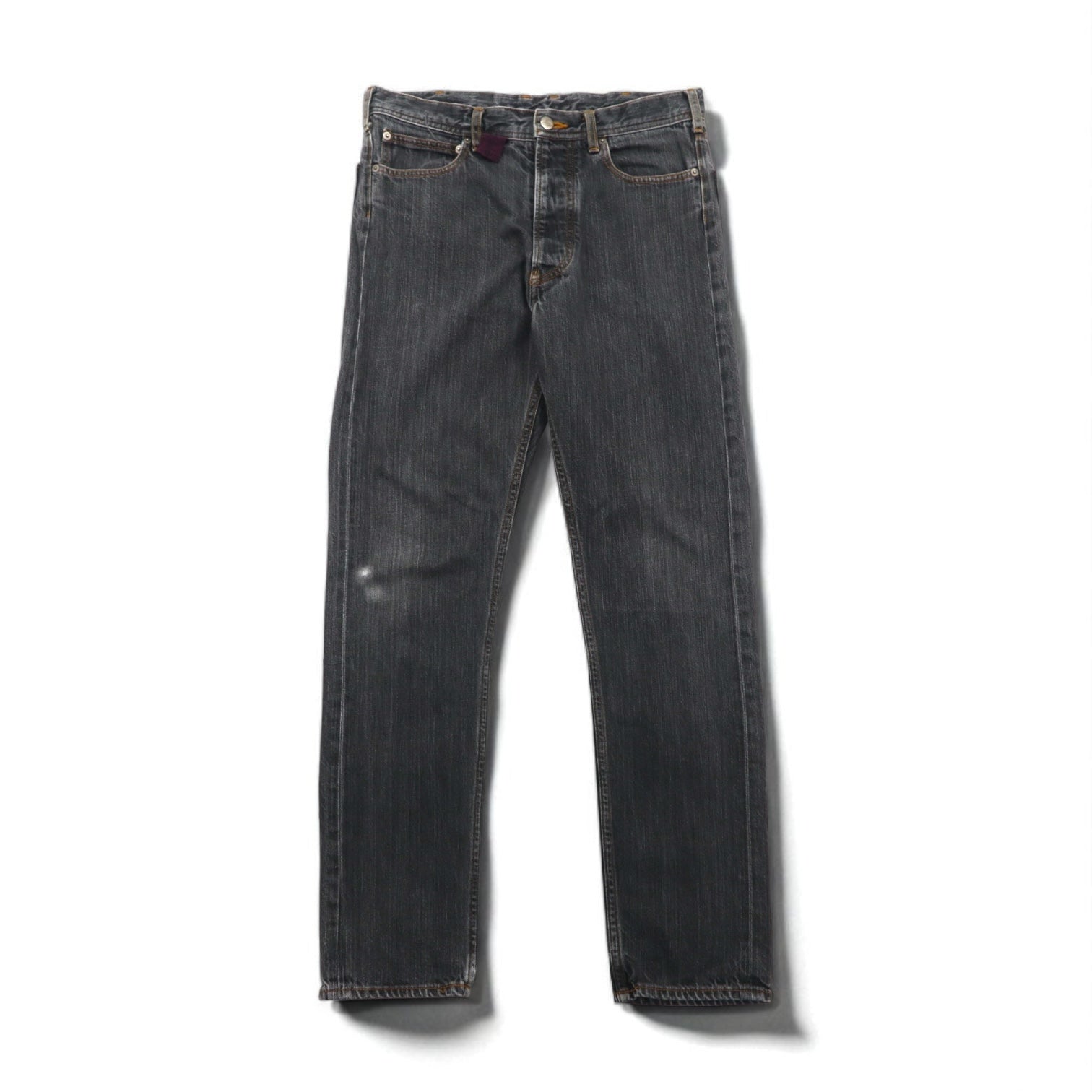 VIVIENNE WESTWOOD MAN オーブ 刺繍 デニムパンツ M グレー コットン 日本製