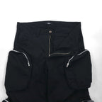glamb Experimental Cargo Pants, Military, Size M, Black, Utility Pockets