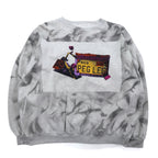 HARLEY DAVIDSON USA made tie-dye sweatshirt L Grey Printed cotton Fleece lining