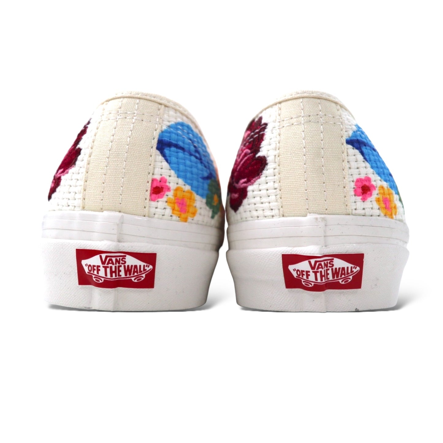 VANS オーセンティック アナハイムコレクション ニードルポイント スニーカー 28cm ホワイト 花柄 AUTHENTIC 44 DX ANAHEIM FACTORY NEEDLEPOINT / FLORAL 未使用品