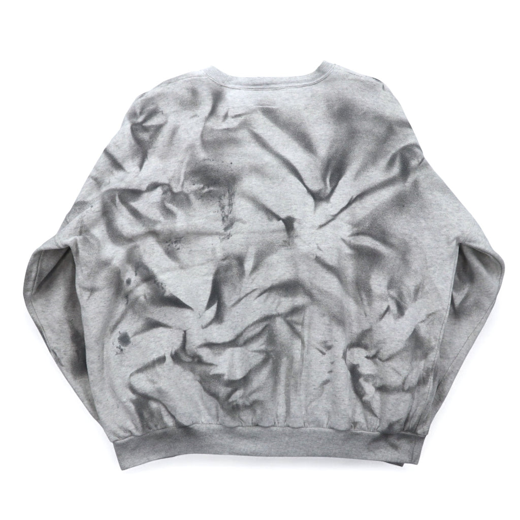 HARLEY DAVIDSON USA made tie-dye sweatshirt L Grey Printed cotton Fleece lining
