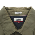 TOMMY JEANS Oversized Fit Work Shirt XL Khaki Cotton OVERSIZED FIT DM0DM4203