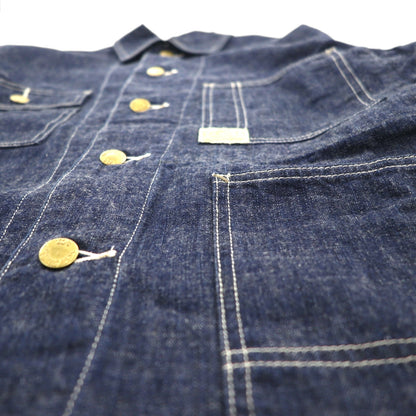 Levi's 1999 90s Denim Coverall, Size M, Indigo, UNION MADE, Union Ticket, 70402-1501