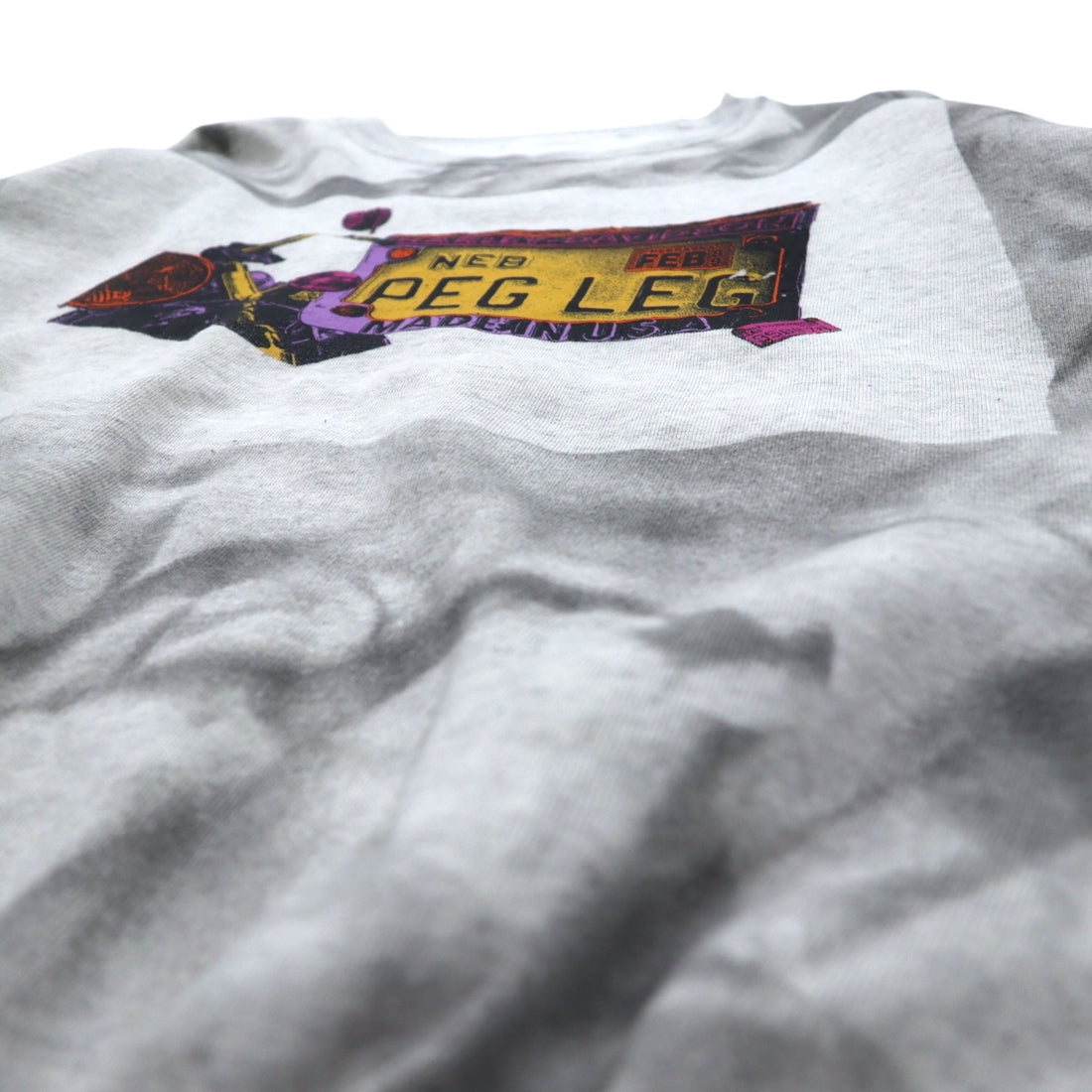 HARLEY DAVIDSON USA made tie-dye sweatshirt L Grey Printed cotton Fleece lining