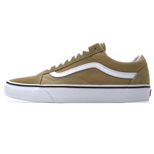 VANS オールドスクール スニーカー 28cm ベージュ キャンバス スエードレザー OLD SKOOL 751505 未使用品