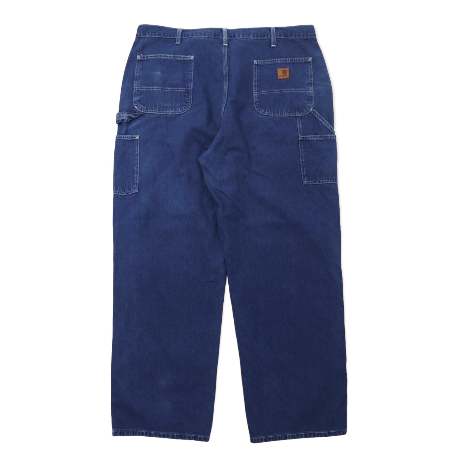 Carhartt ルーズフィット ペインター デニムパンツ 42 ブルー コットン B13 Loose Fit Work Dungaree メキシコ製