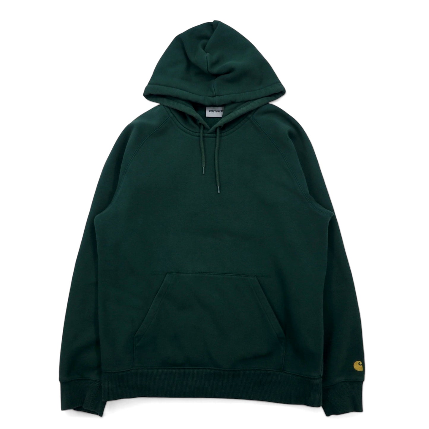 carhartt WIP プルオーバー パーカー M グリーン コットン HOODED CHASE SWEAT  1026384