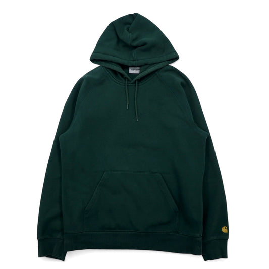 carhartt WIP プルオーバー パーカー M グリーン コットン HOODED CHASE SWEAT  1026384