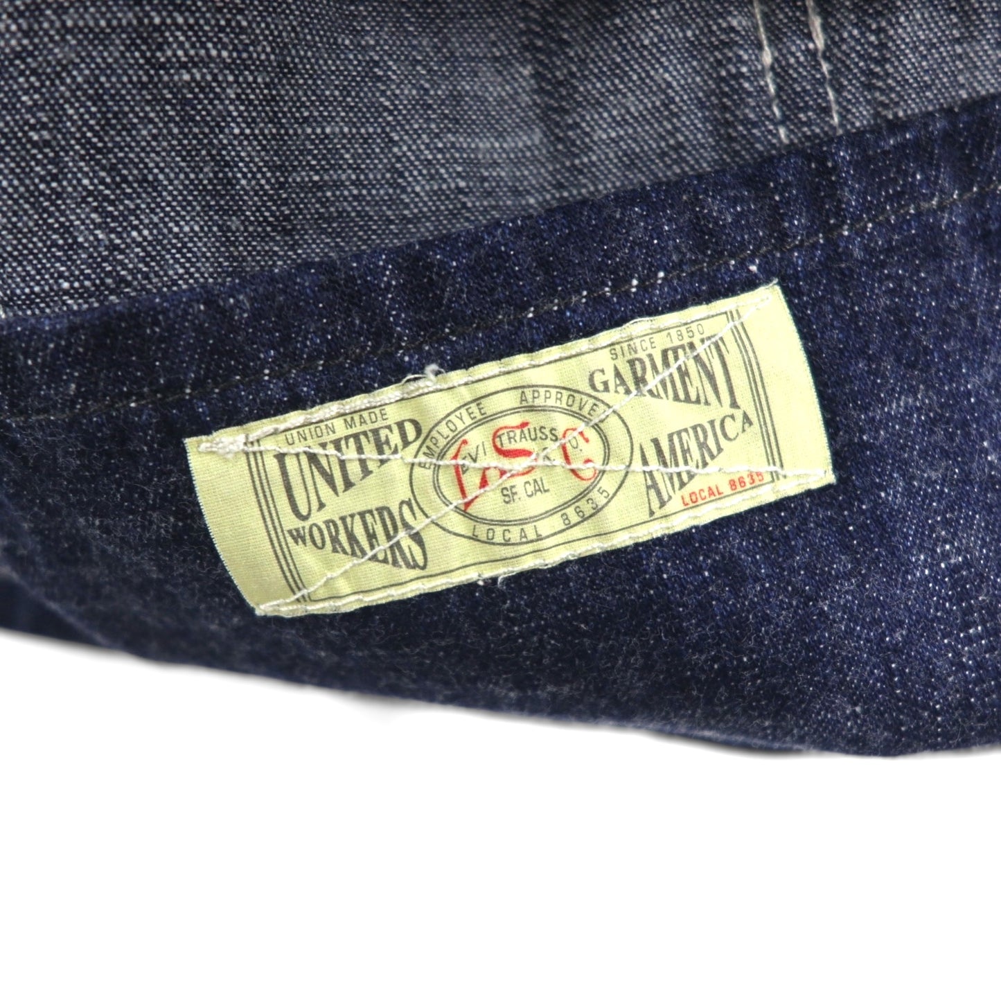 Levi's 1999 90s Denim Coverall, Size M, Indigo, UNION MADE, Union Ticket, 70402-1501