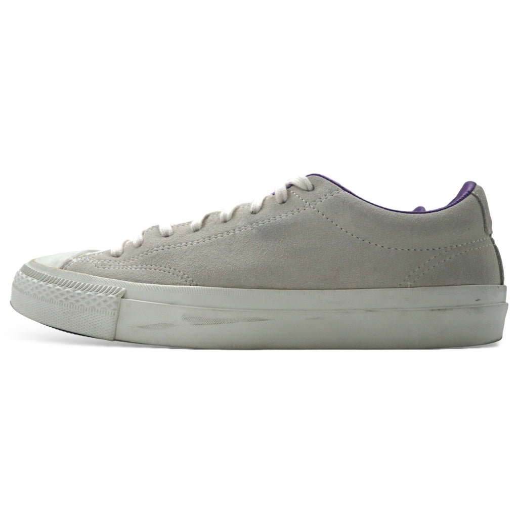 日本然リトテ-古着オンライン-CONVERSE × UENO SHINPEI スエードレザー スニーカー 27cm ホワイト 上野伸平 BREAKSTAR SK OX 1CL842-CONVERSE × UENO SHINPEI SUEDE Leather Sneakers US9 White Shinpei Ueno Breakstar SK OX 1CL842