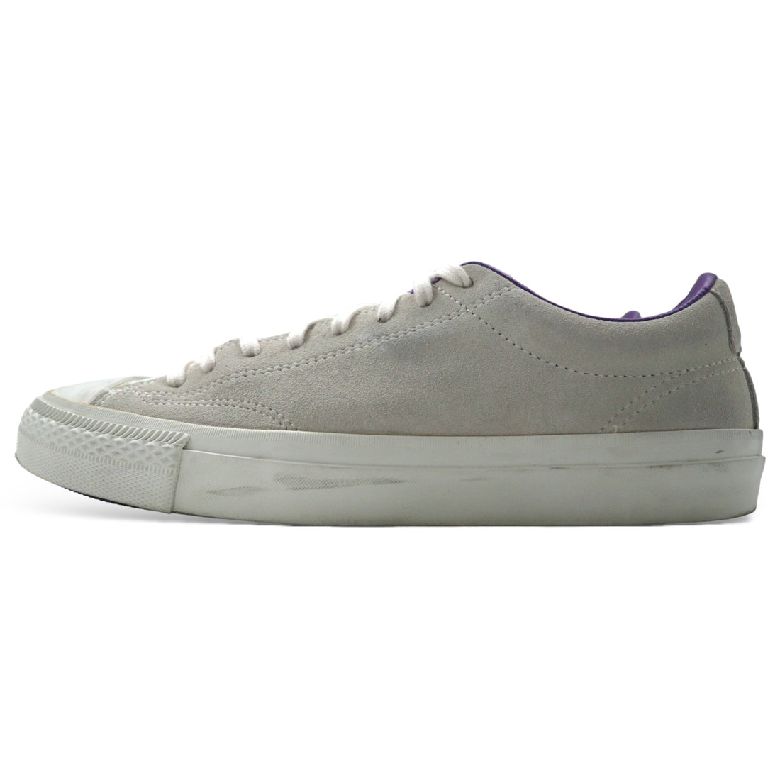 日本然リトテ-古着オンライン-CONVERSE × UENO SHINPEI スエードレザー スニーカー 27cm ホワイト 上野伸平 BREAKSTAR SK OX 1CL842-CONVERSE × UENO SHINPEI SUEDE Leather Sneakers US9 White Shinpei Ueno Breakstar SK OX 1CL842