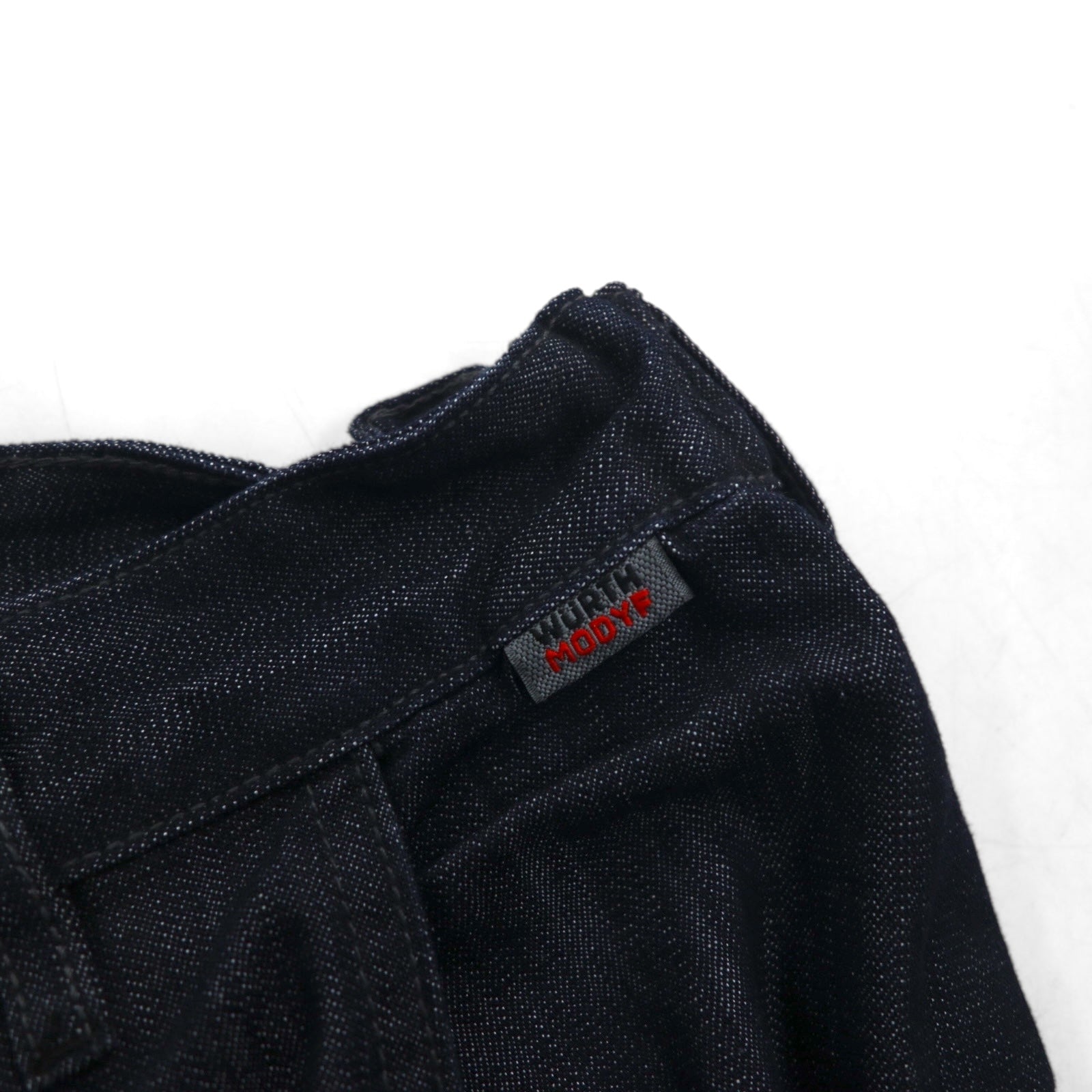 2000s WURTH MODYF Baggy Denim Cargo Pants, Size L, Dark Indigo, Unused