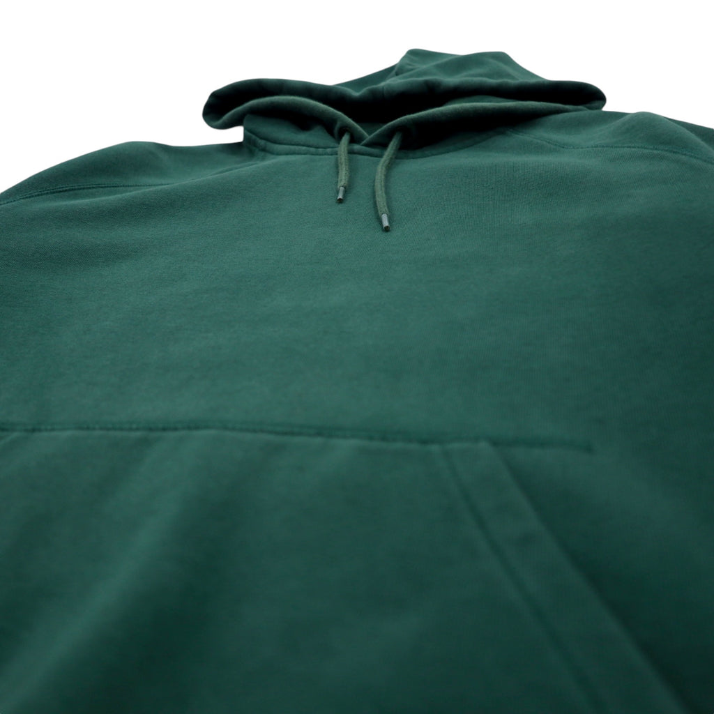 carhartt WIP pullover hoodie M green cotton HOODED CHASE SWEAT 1026384