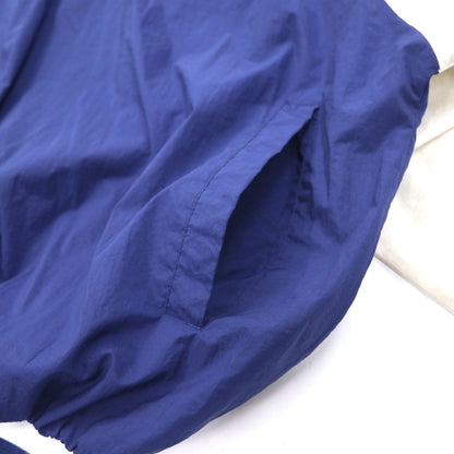 NIKE 90s Silver Tag Ribline Piste Pullover Nylon Jacket L Navy Swoosh