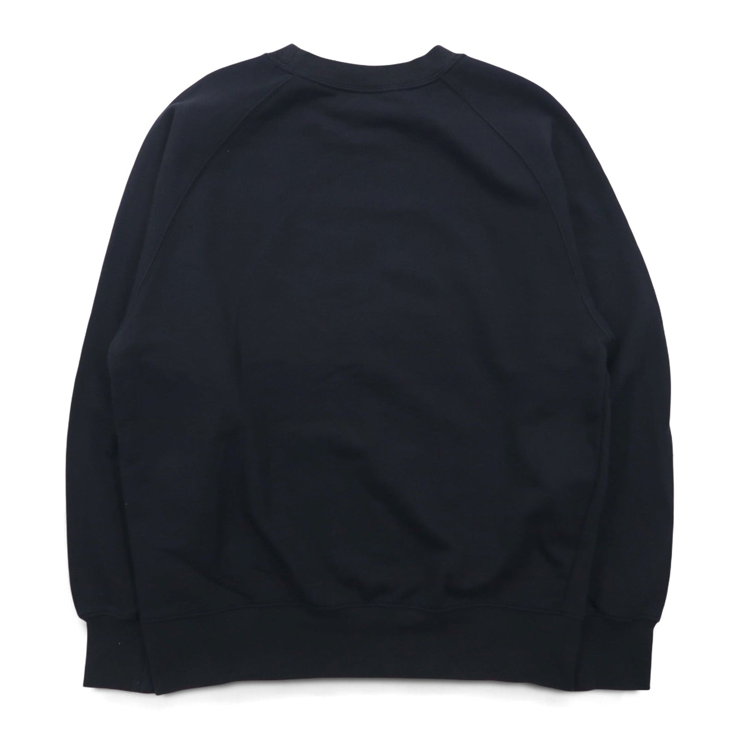 NIKE AIR フレンチテリー クルーネック スウェット M ブラック コットン スウォッシュ