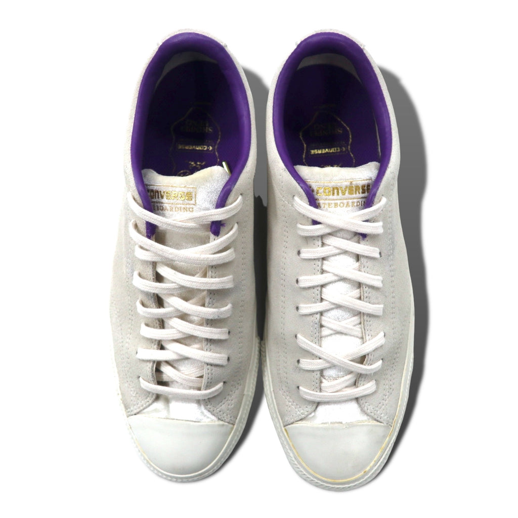CONVERSE × UENO SHINPEI スエードレザー スニーカー 27cm ホワイト 上野伸平 BREAKSTAR SK OX 1CL842