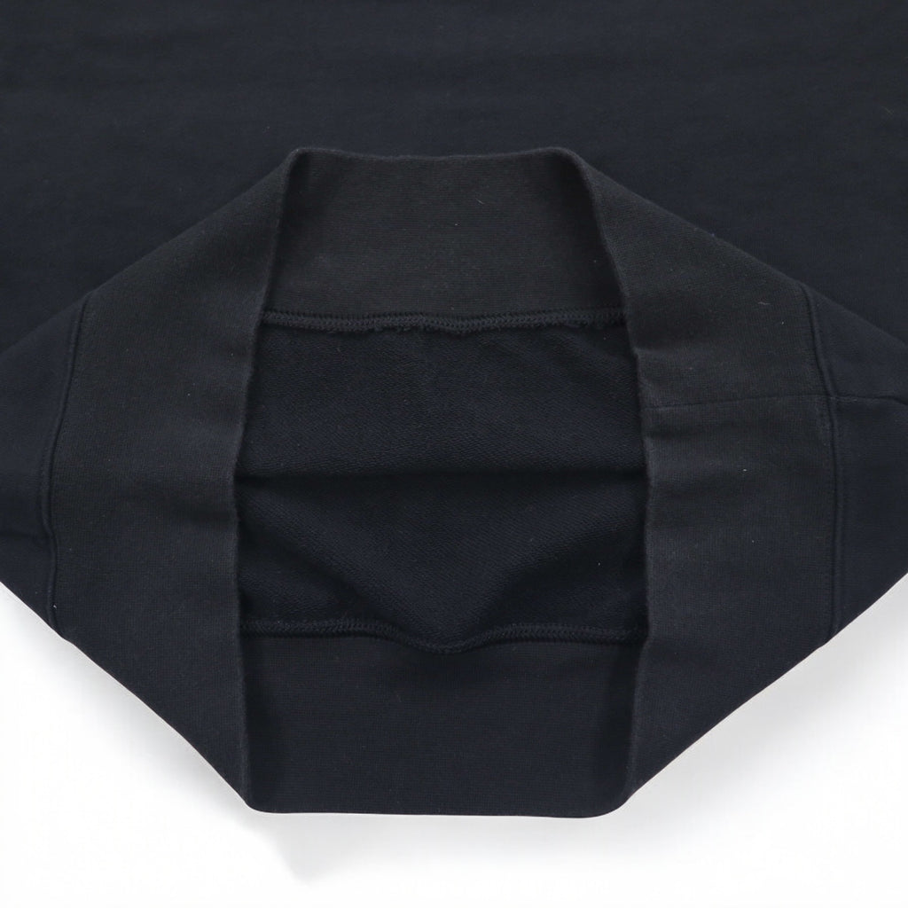 NIKE AIR フレンチテリー クルーネック スウェット M ブラック コットン スウォッシュ