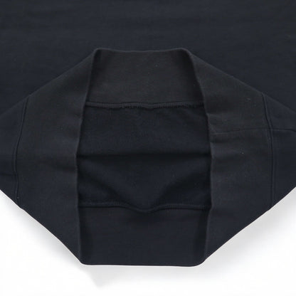 NIKE AIR フレンチテリー クルーネック スウェット M ブラック コットン スウォッシュ