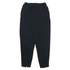 NIKE 90s Track Pants Jersey L Black Polyester Silver Tag
