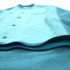 FACETASM All-in-one Overalls Sweat Pants Jumpsuit XL Blue Cotton RB-PT-U06