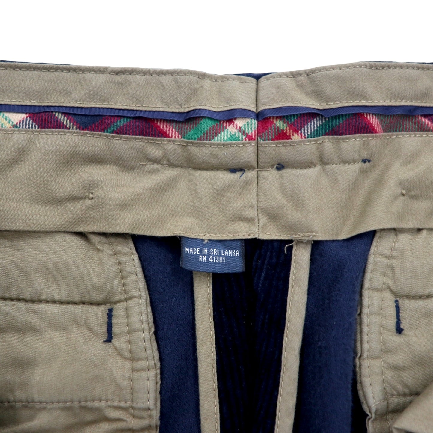 Polo by Ralph Lauren 90年代 ワイド コーデュロイパンツ 32 ネイビー コットン PRESTON PANT スリランカ製