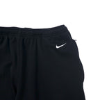 NIKE 90s Track Pants Jersey L Black Polyester Silver Tag