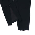 NIKE 90s Track Pants Jersey L Black Polyester Silver Tag