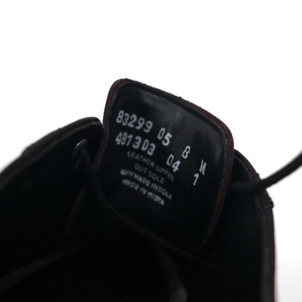 NUNN BUSH 90s Wingtip Full Brogue Dress Shoes, Size 26cm, Brown Leather with Medallion Detail, 83299 05