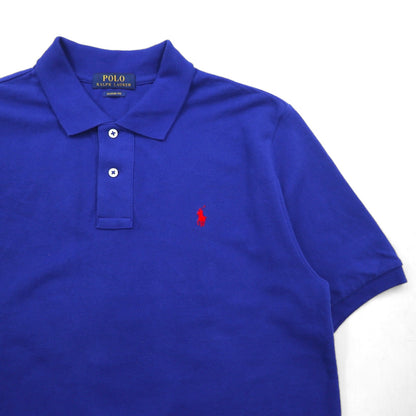POLO RALPH LAUREN Classic Fit Polo Shirt, Medium, Blue, Cotton, Pique, Small Pony Embroidery