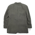 GIORGIO ARMANI LE COLLEZIONI イタリア製 2B テーラードジャケット S カーキ ウール