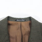 GIORGIO ARMANI LE COLLEZIONI イタリア製 2B テーラードジャケット S カーキ ウール