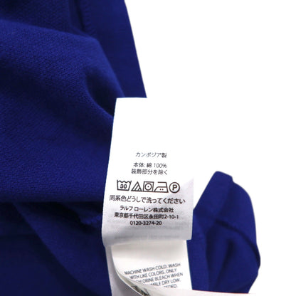 POLO RALPH LAUREN Classic Fit Polo Shirt, Medium, Blue, Cotton, Pique, Small Pony Embroidery