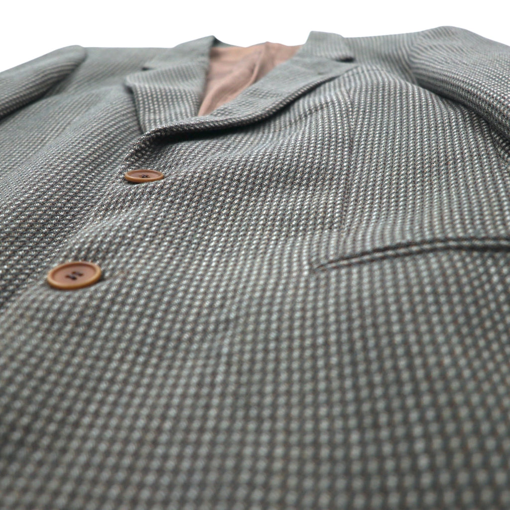 GIORGIO ARMANI LE COLLEZIONI イタリア製 2B テーラードジャケット S カーキ ウール